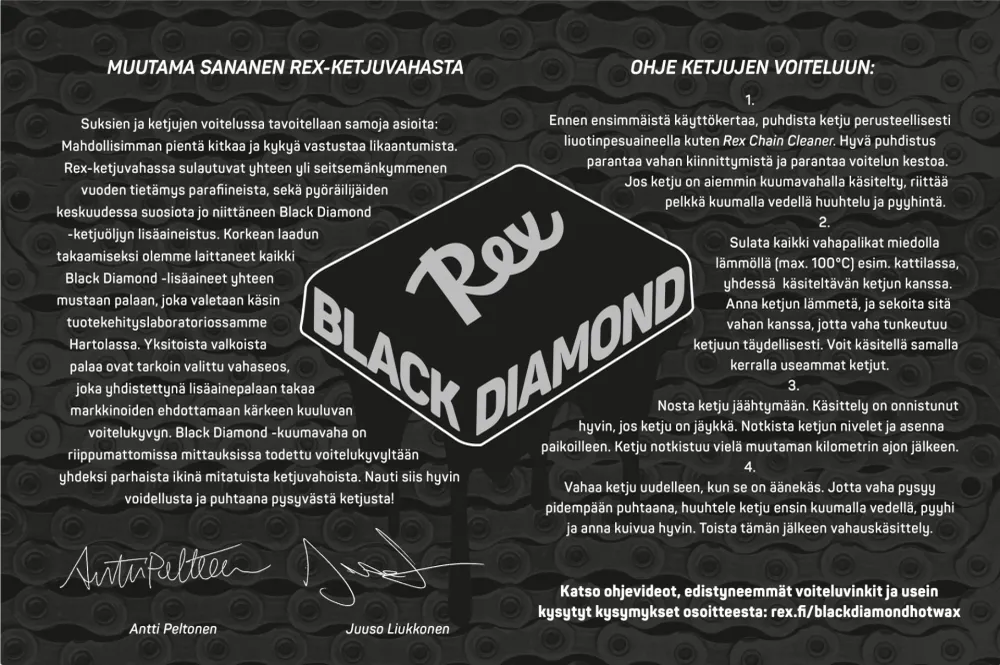 Rex Black Diamond Kuumavaha-Lisäainepala
