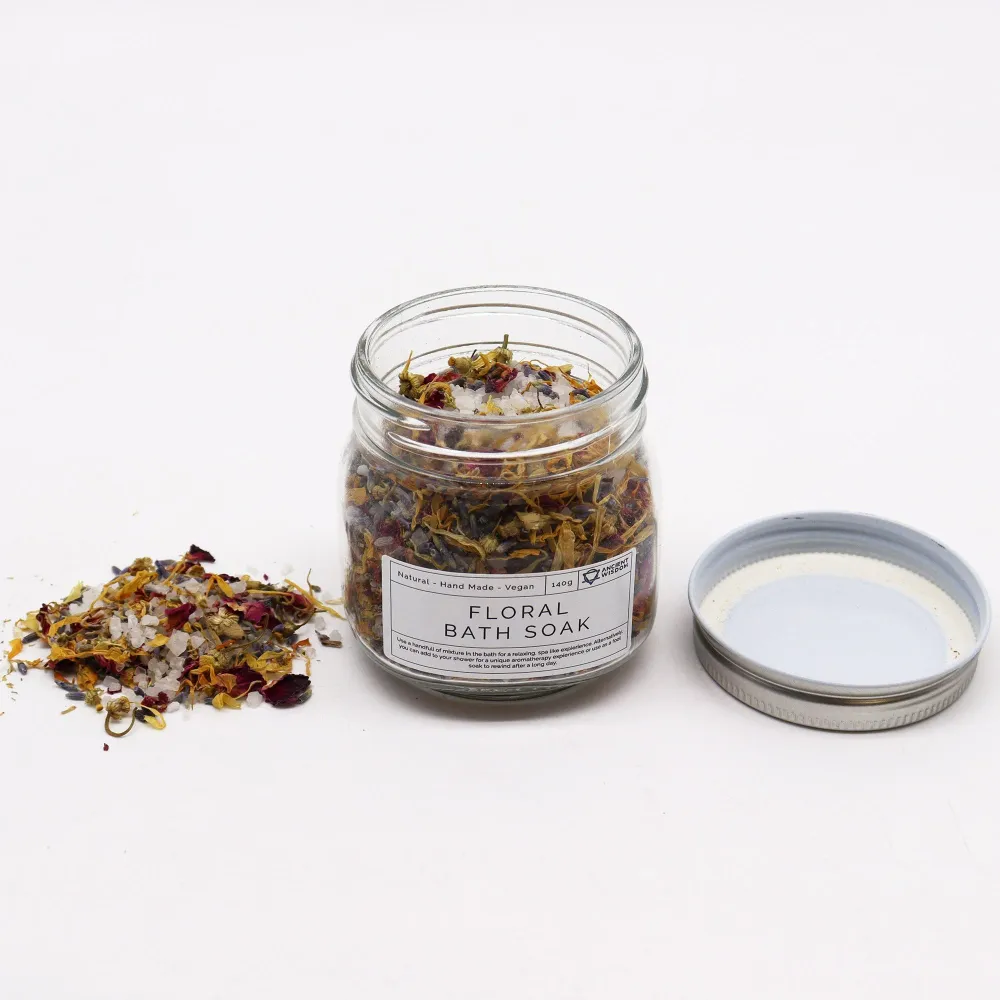 Kylpyhaude Kukkaismainen Merisuola 140g