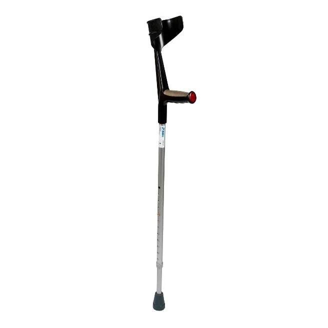 Kyynärsauva softgrip-kahvalla - Musta