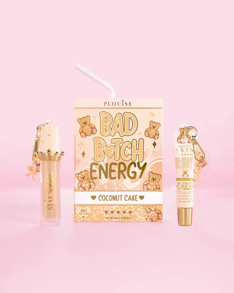 Glitter Bad Bitch Energy Lip Duo - kookoskakku