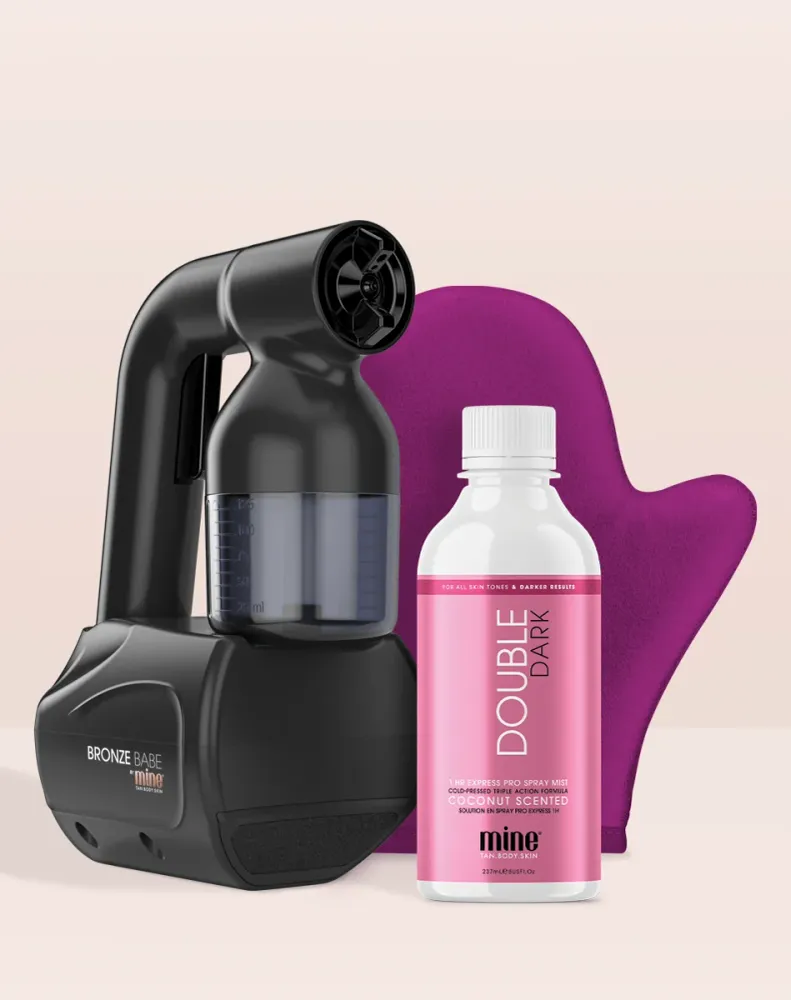 Bronze Babe Personal Spray Tan Kit -rusketuspaketti