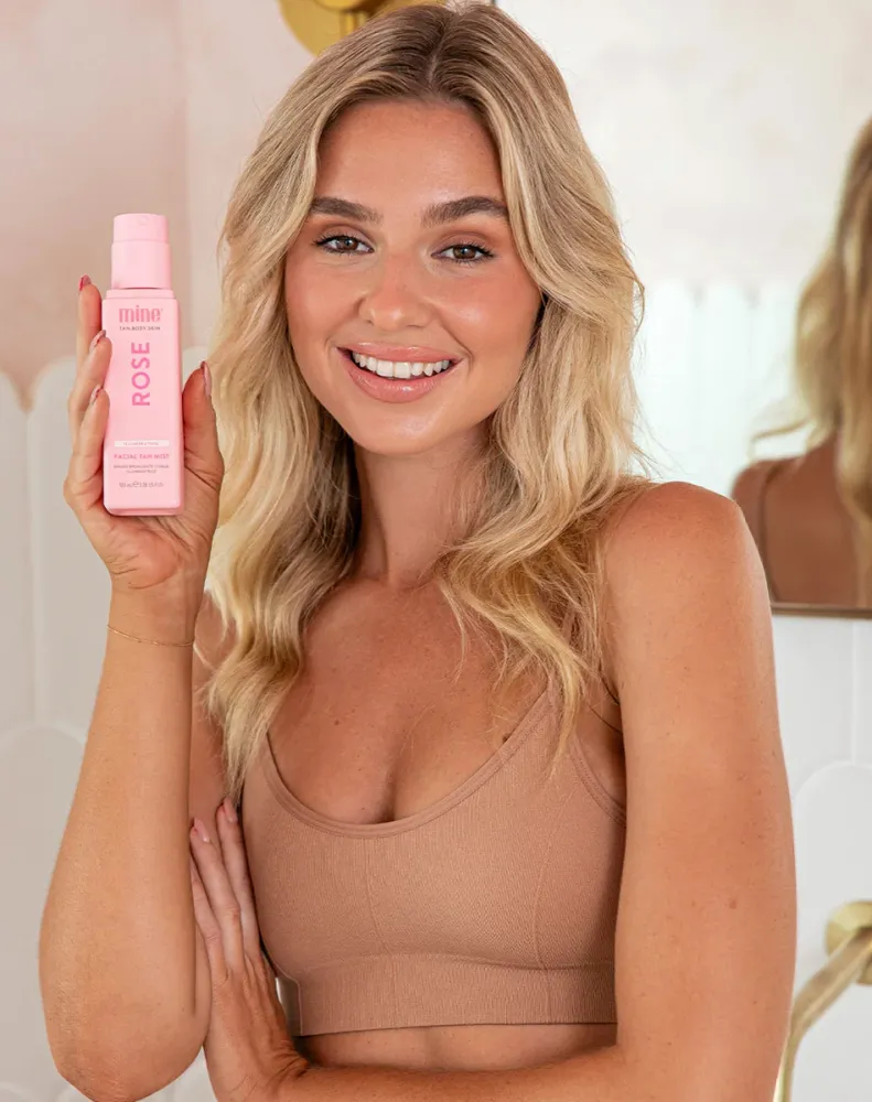 Rose -Kasvoille Suunniteltu Rusketussuihke