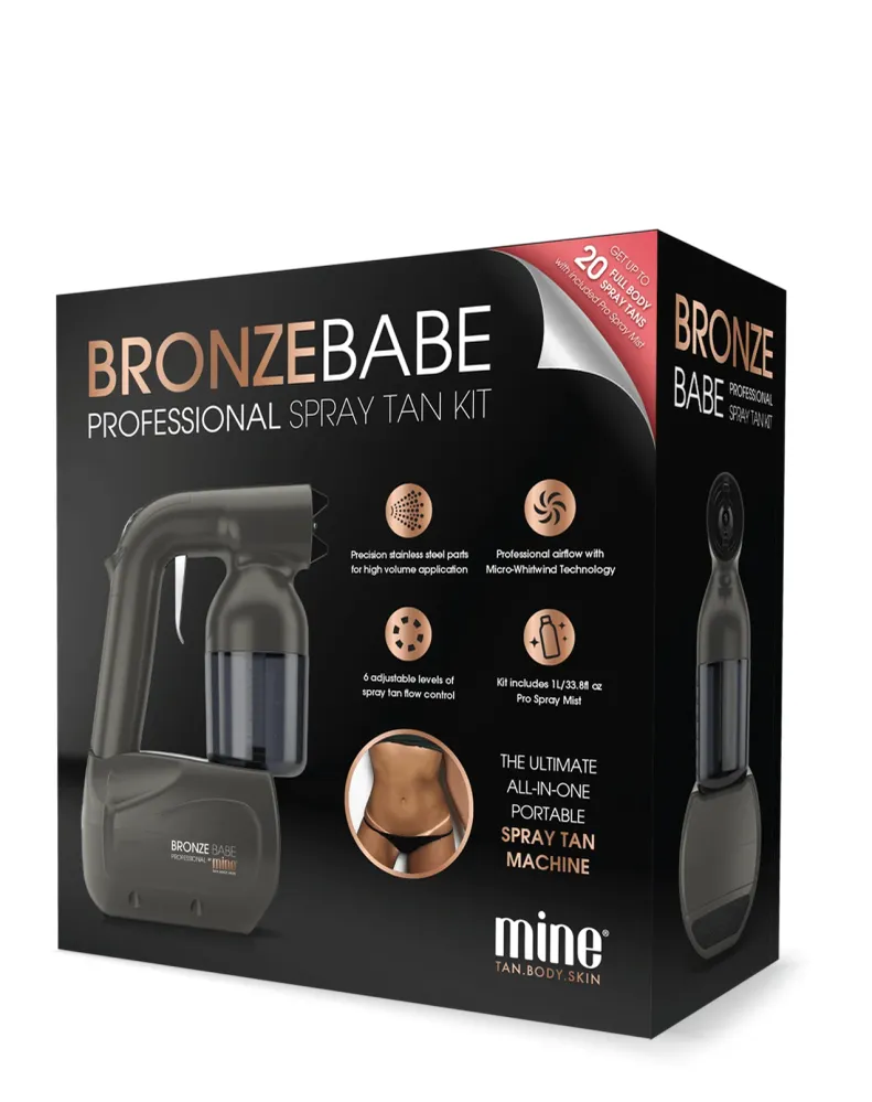 Bronze Babe Professional Spray Tan Kit -Aloituspakkaus