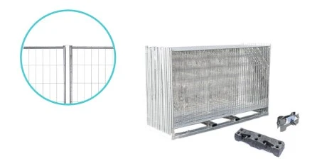 Työmaa-aita Standard Original – täydellinen paketti (105m)