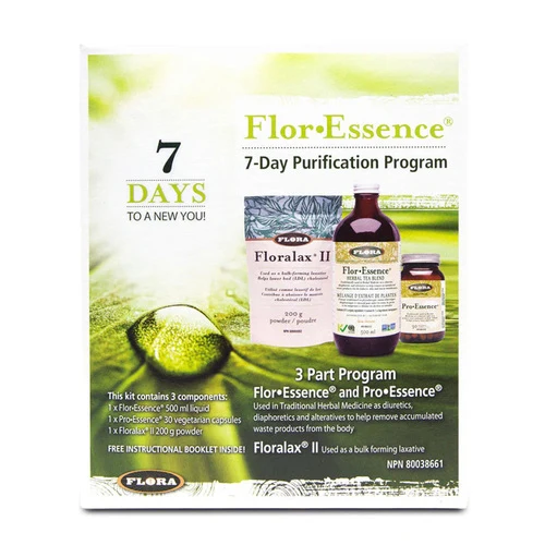 Flora-Flor-Exence 7-päivän puhdistusohjelma