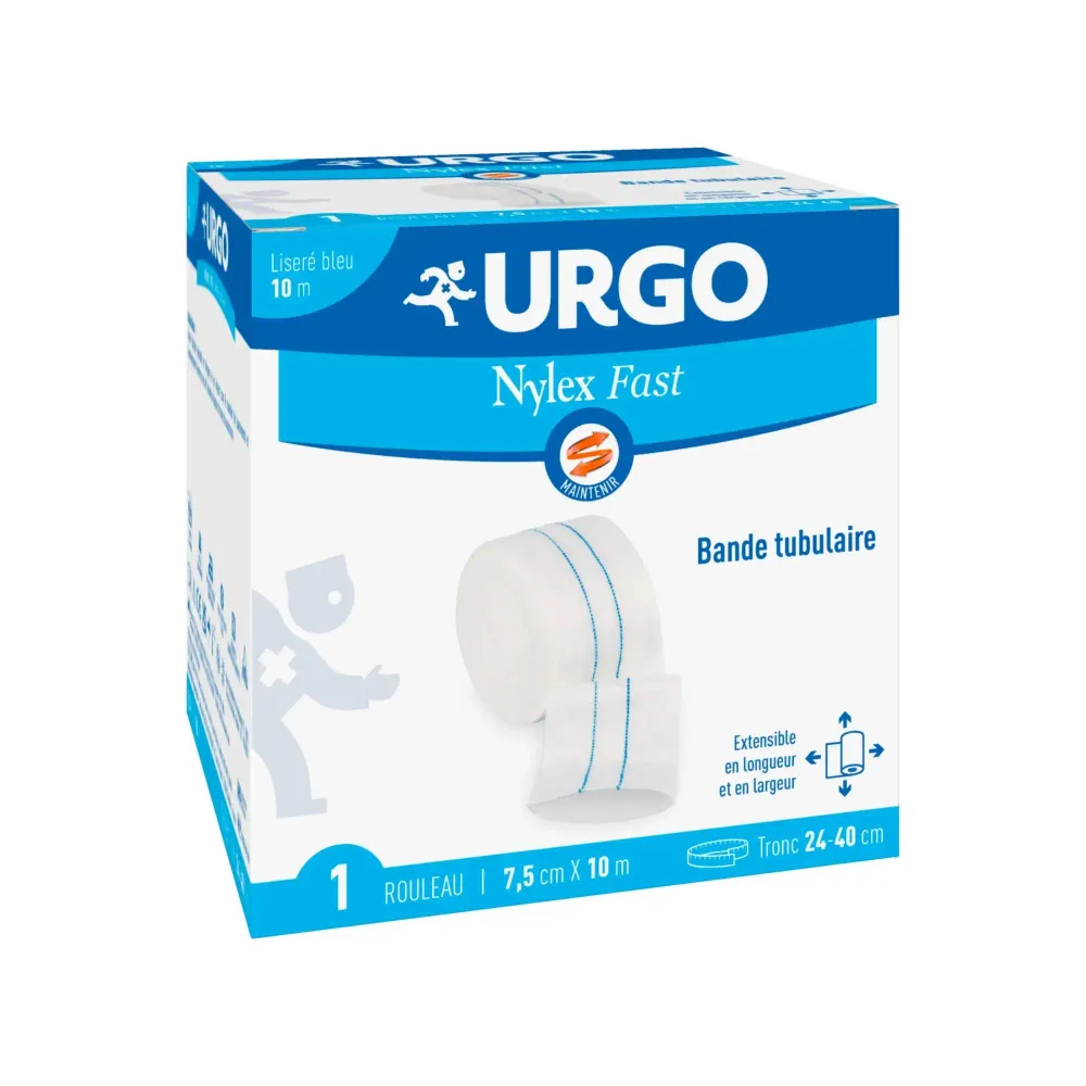NYLEX FAST - Putkimainen nauha 7,5 cm x 10 m - Urgo