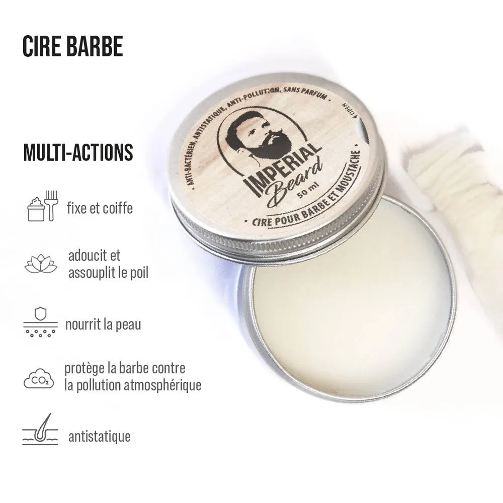 Imperial Beard kosteuttava vaha parralle ja viiksille - 50 ml