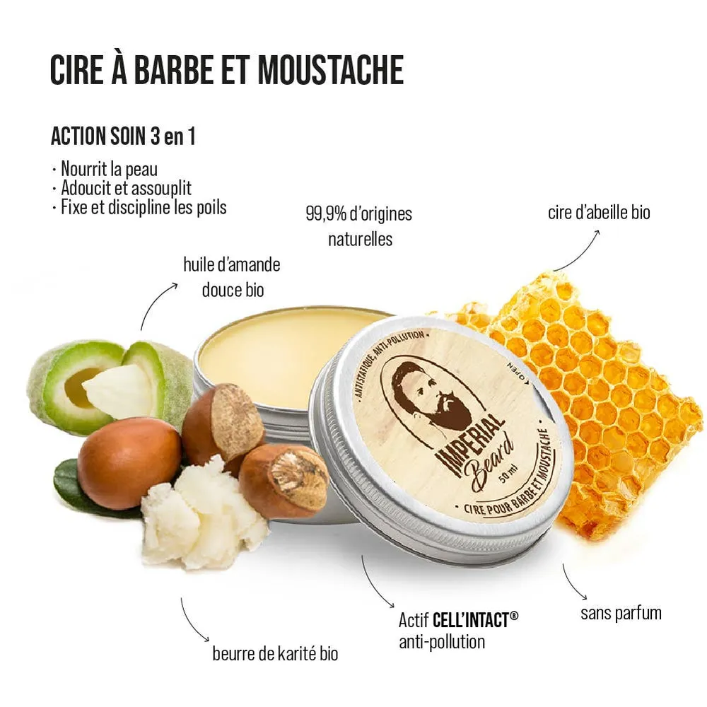 Imperial Beard Kit - partaöljy ja -vaha