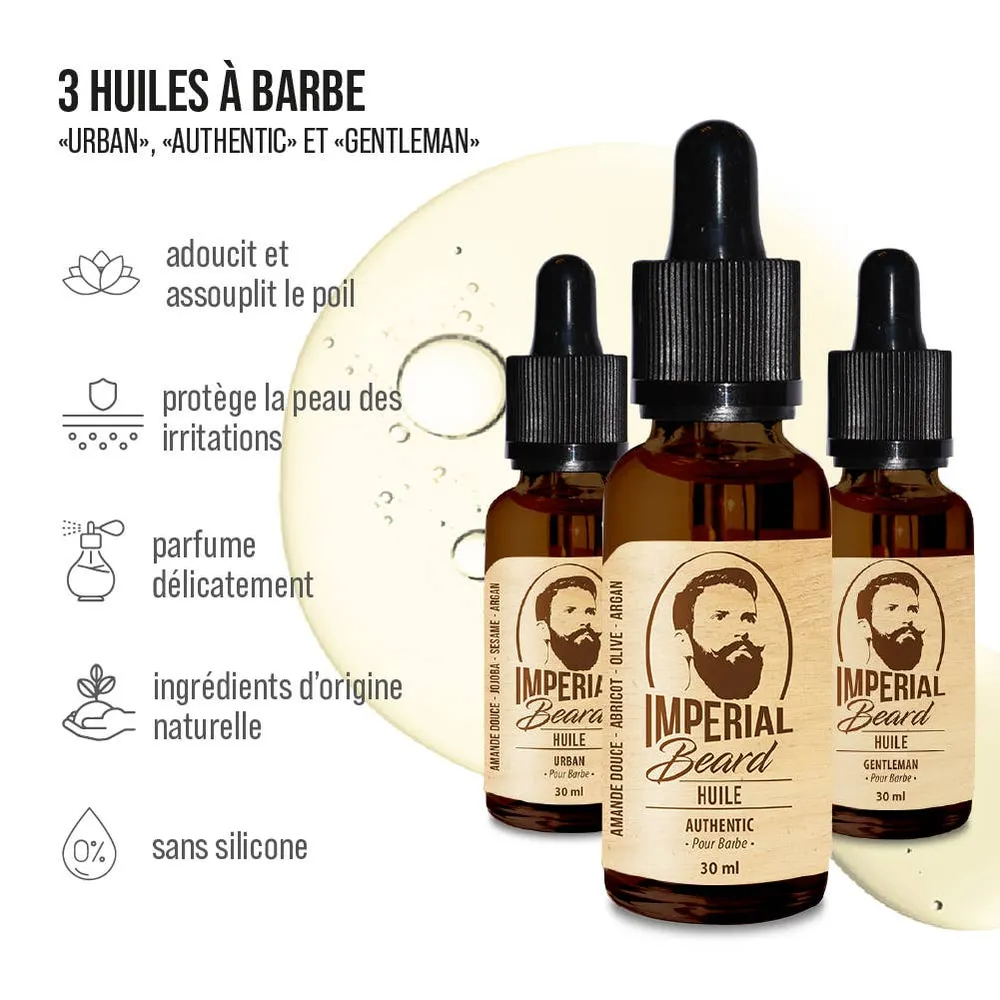 Imperial Beard Kit - partaöljy ja -vaha