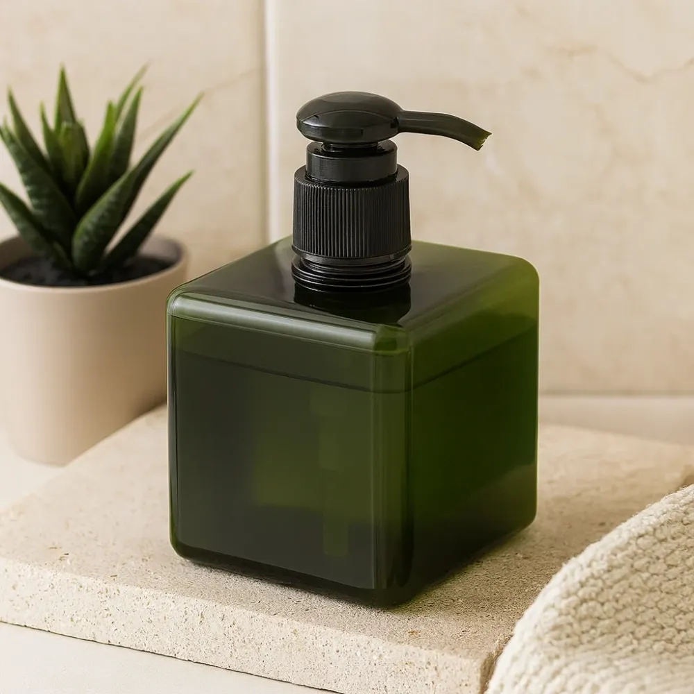 Uudelleenkäytettävä matala annostelupullo 250 ml