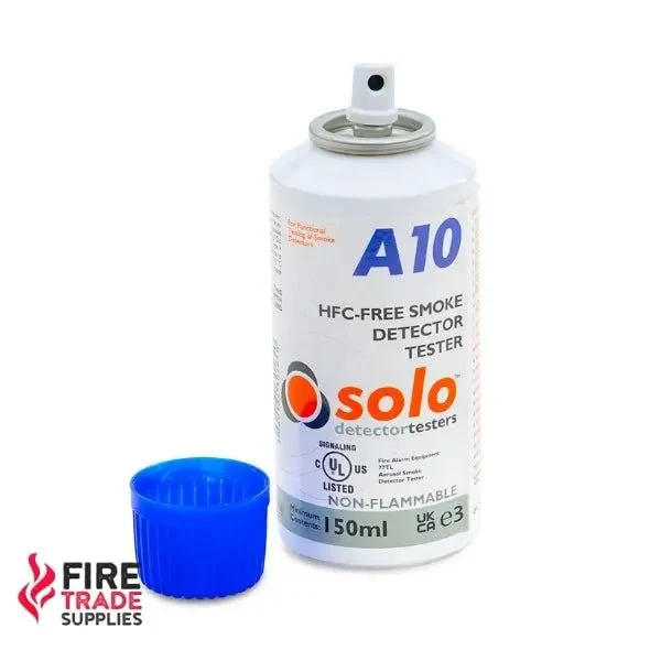 Solo-A10-001 Ei kiipeilyä aerosolia (ei-syttyvä 150 ml) Savuilmaisimen testaaja Detectortesters