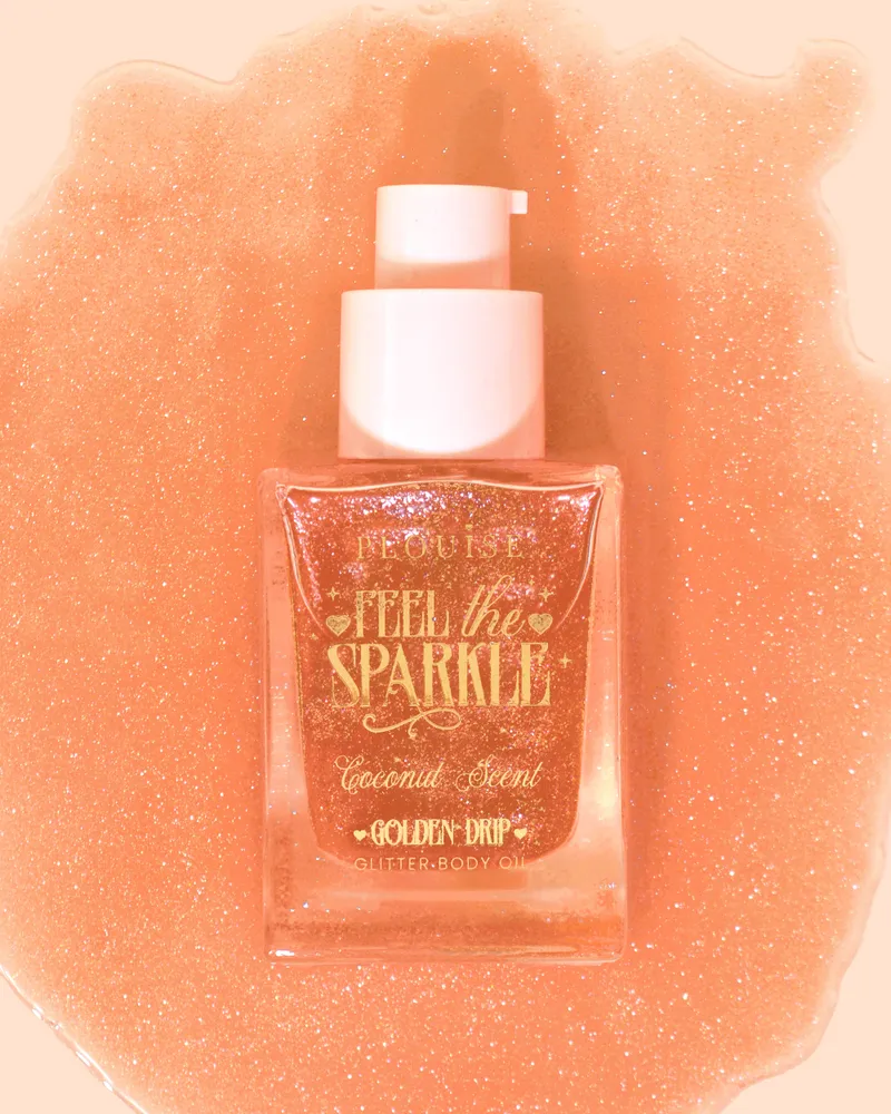 Feel Sparkle Diamond Glitter -vartaloöljy - Golden Drip