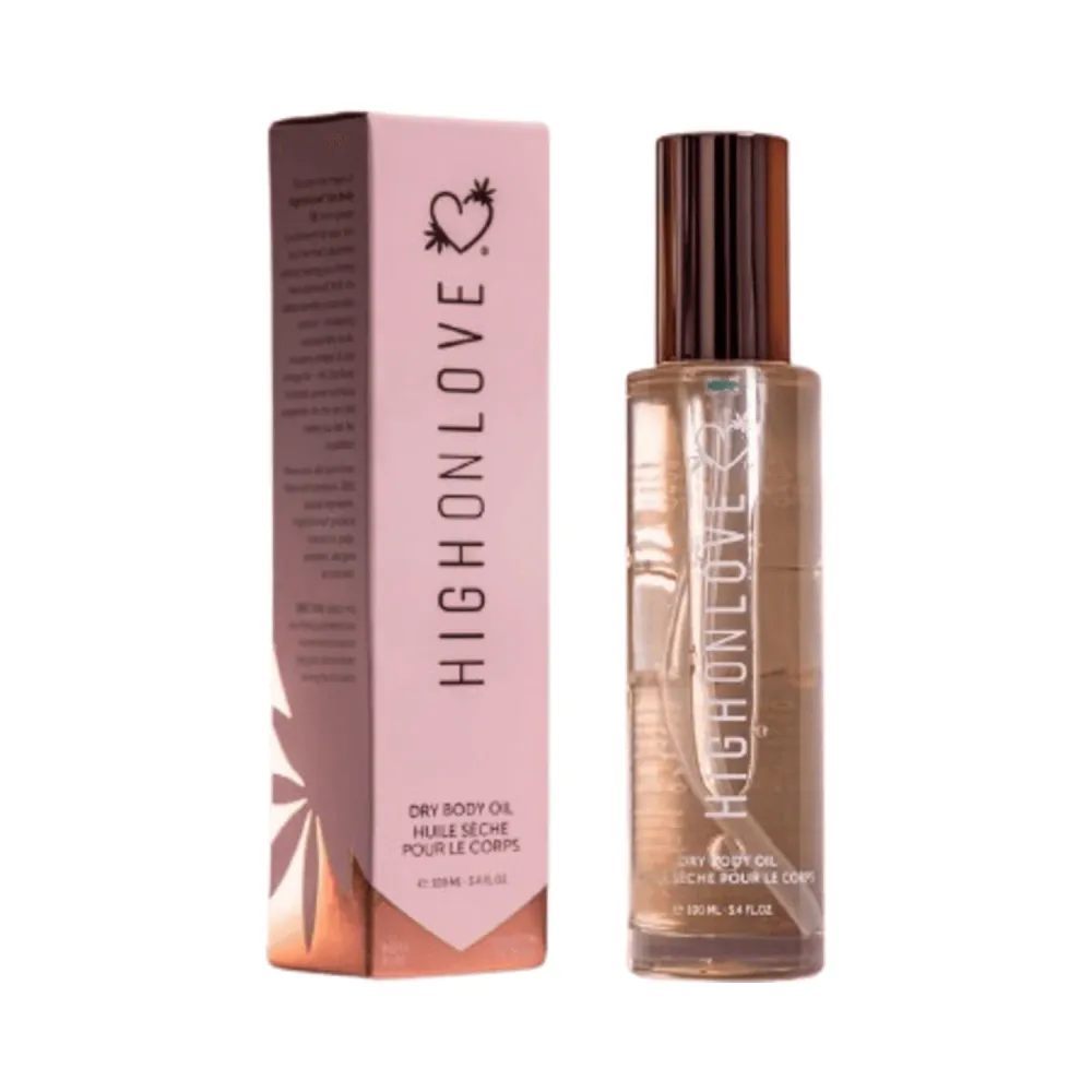 High on Love Dry Body Oil Spray Rose