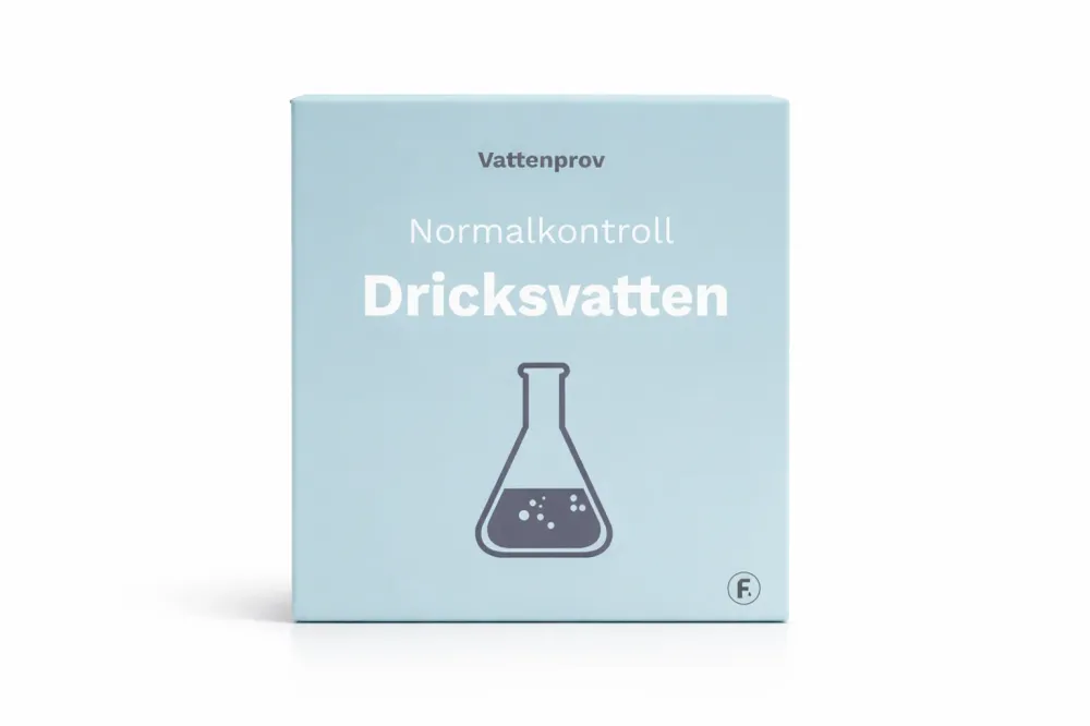 Vattenprov normalkontroll Dricksvatten