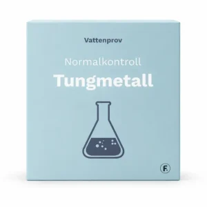 Vattenprov normalkontroll Tungmetall (kartonganalys)